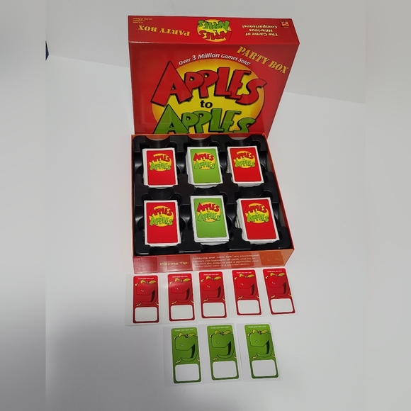 Game  Apples To Apples Party Box  Mattel  Cards  Ages 12 to Adult  Family Game - Picture 3 of 4